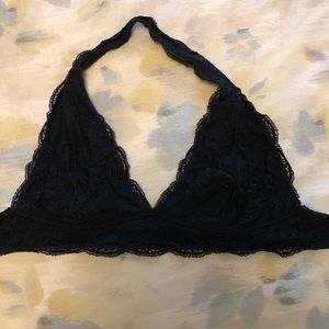 Halter Strap Lacy Bralette